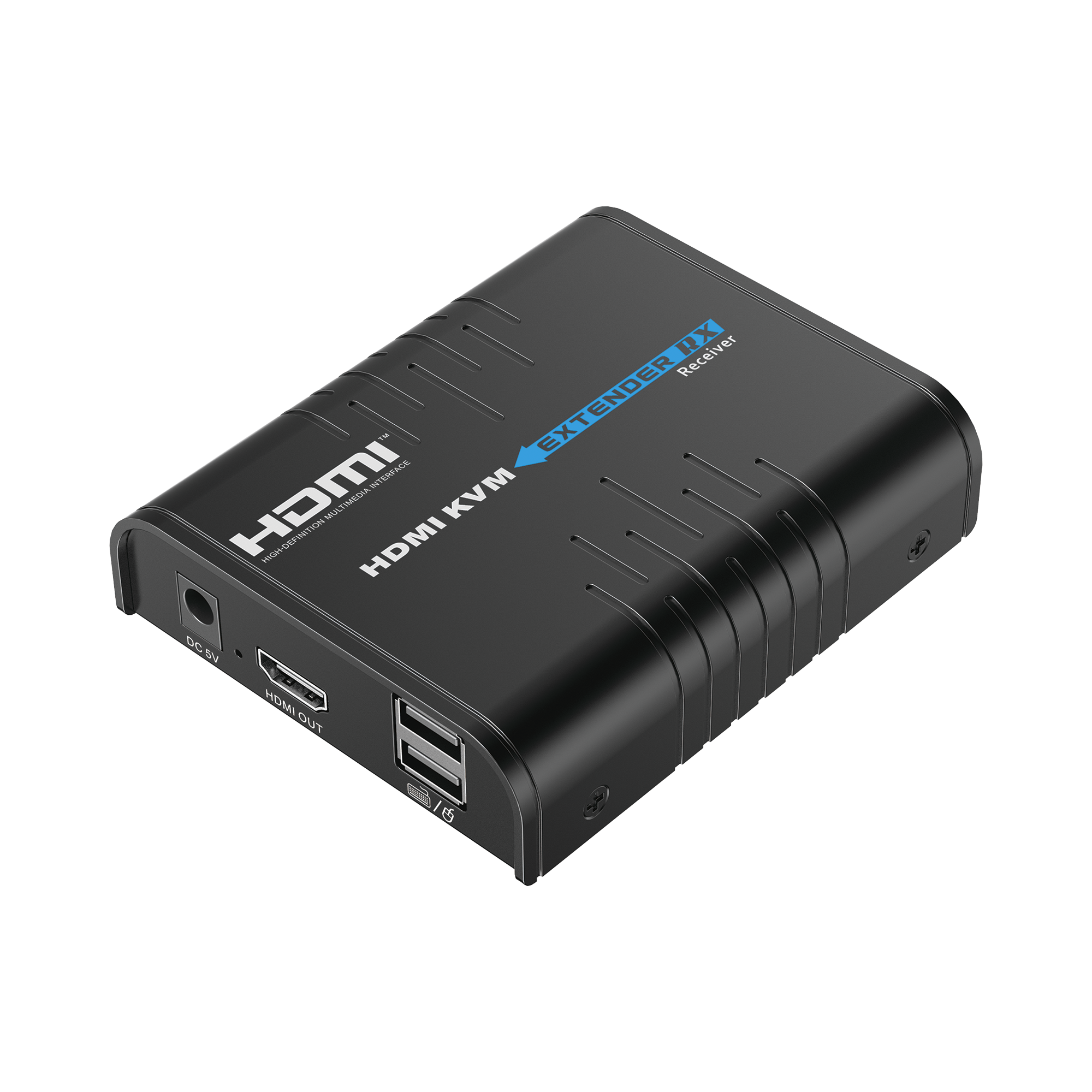 Receptor Compatible para Kits TT373KVM4.0 / Resolución 1080P @ 60 Hz/ Soporta STP y UTP CAT6 / Control IR / Compatible con Switch Gigabit para control KVM múltiple. Receptor Compatible para Kits TT373KVM4.0 / Resolución 1080P @ 60 Hz/ Soporta STP y UTP CAT6 / Control IR / Compatible con Switch Gigabit para control KVM múltiple.